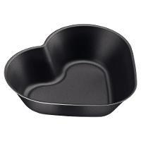 Forma Bolo Alumínio Coração 24Cm Brasil Silicone  Preto Tramontina - 1