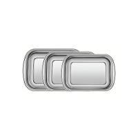 Jogo de Assadeiras Tramontina Cosmos Inox com 3 Peça