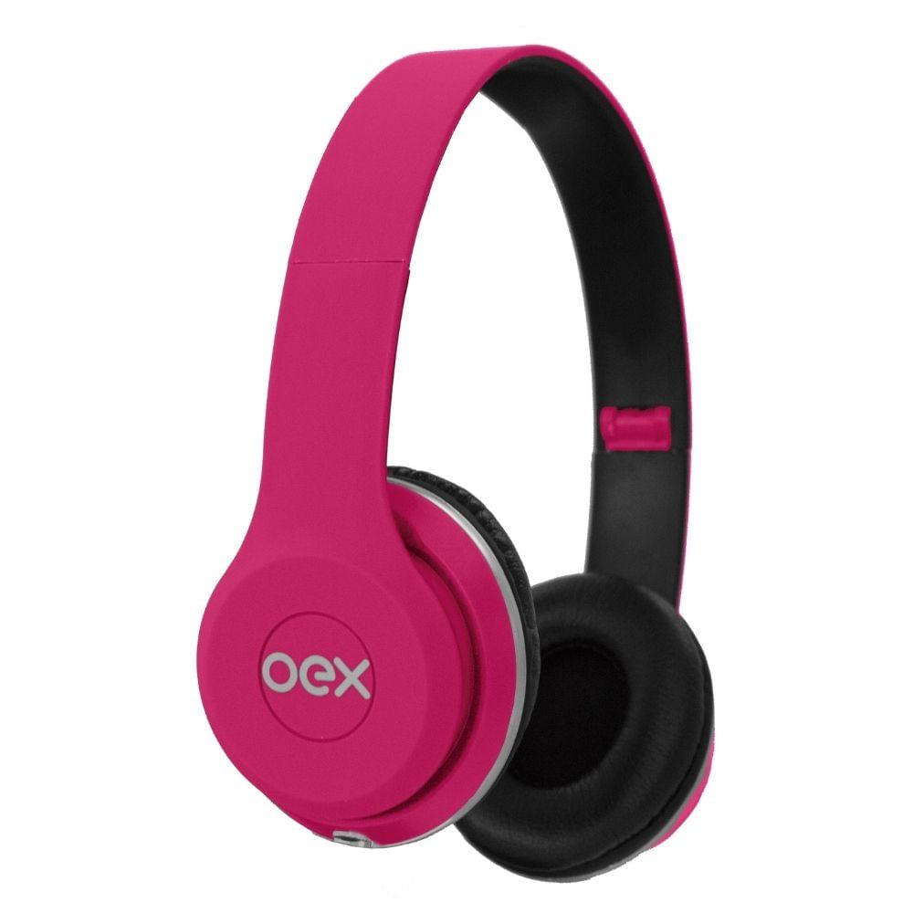 Fone De Ouvido Com Microfone Oex Style Hp103 - Rosa - 2