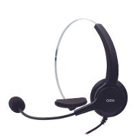 Fone De Ouvido Para Call Center Rj11 Oex Hs101 Preto - 1