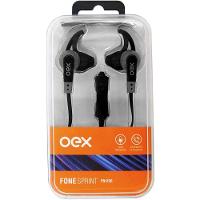 Fone De Ouvido Intra Auricular Esportivo Com Microfone Oex Sprint Fn206 - Cinza - 2