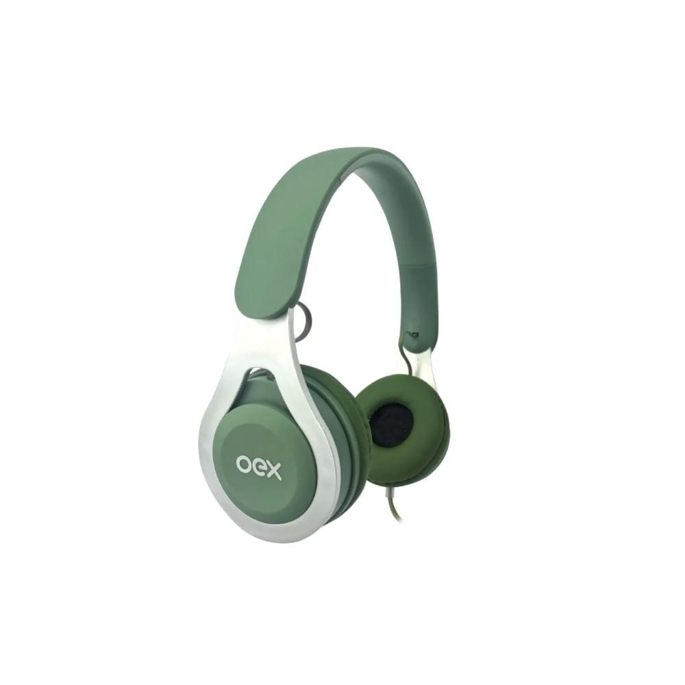Fone De Ouvido Com Microfone Oex Drop Hs210 - Verde - 1