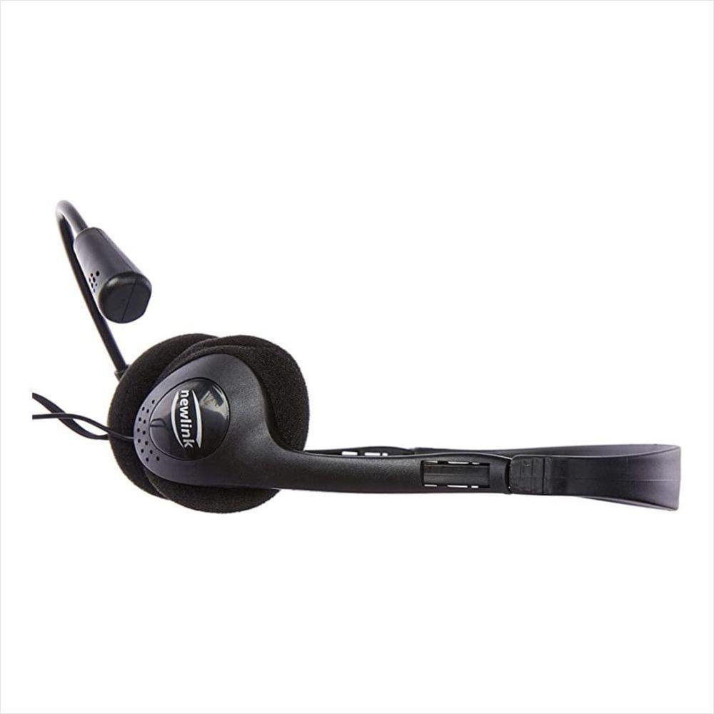 Fone de Ouvido com Microfone Newlink High Tone HS302 - Call Center Preto - 2