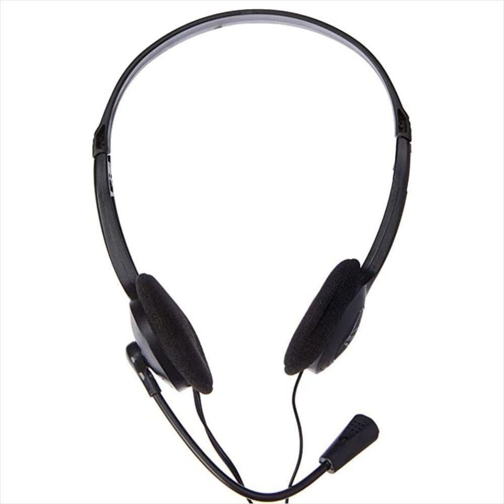 Fone de Ouvido com Microfone Newlink High Tone HS302 - Call Center Preto - 3