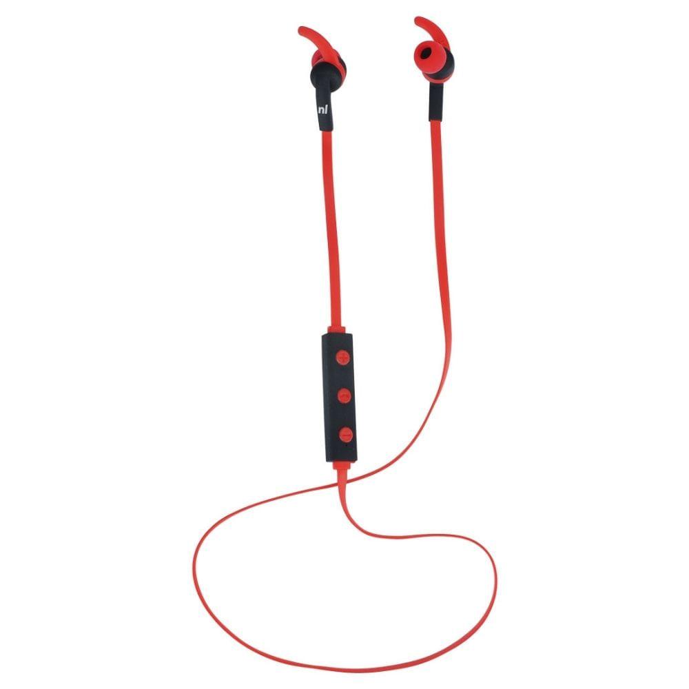 Fone De Ouvido Bluetooth Para Esporte Newlink Runner Hs116 Preto/Vermelho - 2