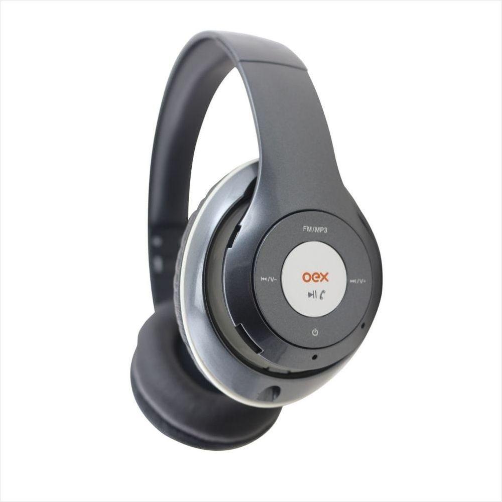 Fone de Ouvido Bluetooth Oex Balance HS301 - Cinza - 1