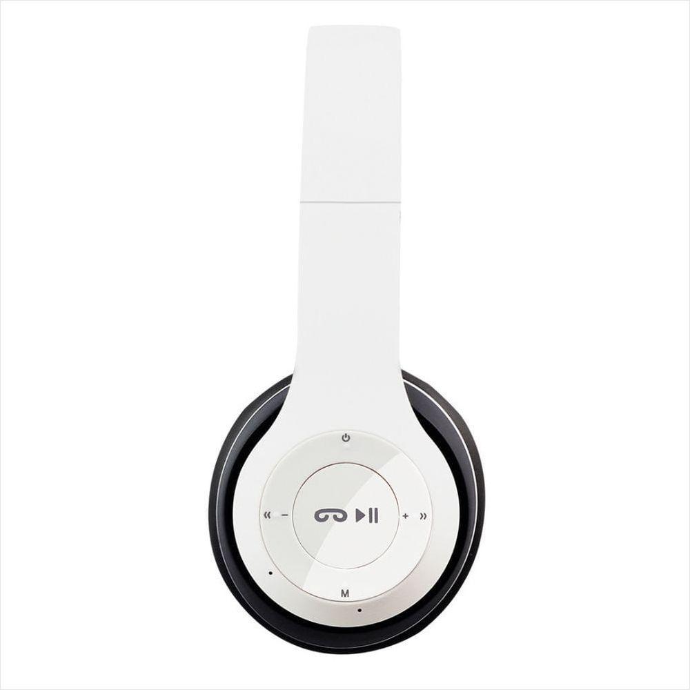 Fone de Ouvido Bluetooth com FM e Entrada para Micro SD Newlink Essence Hs117 Branco - 2