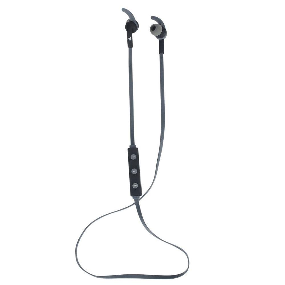 Fone De Ouvido Bluetooth Para Esporte Newlink Runner Hs116 Preto/Cinza - 2