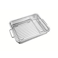 Assadeira Tramontina Service em  Inox com Grelha 34 x 28 cm 4,6 L - 1