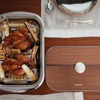 Assadeira Tramontina Cosmos Retangular Inox com Tampa de Vidro 39 cm 3,2 L - 3