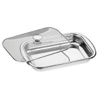 Assadeira Tramontina Cosmos Retangular Inox com Tampa de Vidro 43 cm 4 L - 4