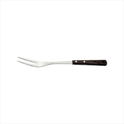 Garfo Trinchante Inox Polywood Castanho Tramontina
