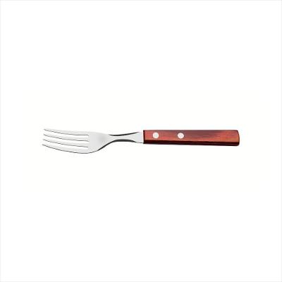 Garfo Sobremesa Inox Polywood Vermelho Tramontina