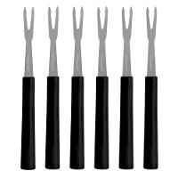 Garfo Para Petisco Inox Preto 6 Peças Hauskraft - 1