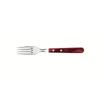 Garfo Jumbo Inox Polywood Vermelho Tramontina - 1