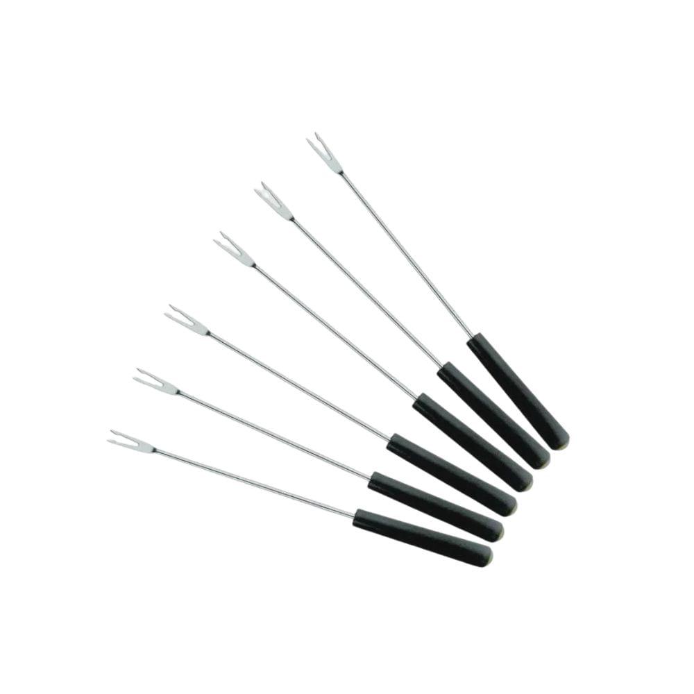 Conjunto Garfo para Fondue/Petisco 6 Peças Beli 15cm Preto  Brinox - 2