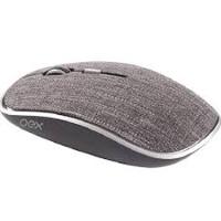 Mouse Wireless OEX Twill MS600 Bluetooth Cinza 1600Dpi Receptor Nano USB Revestido em Tecido - 1