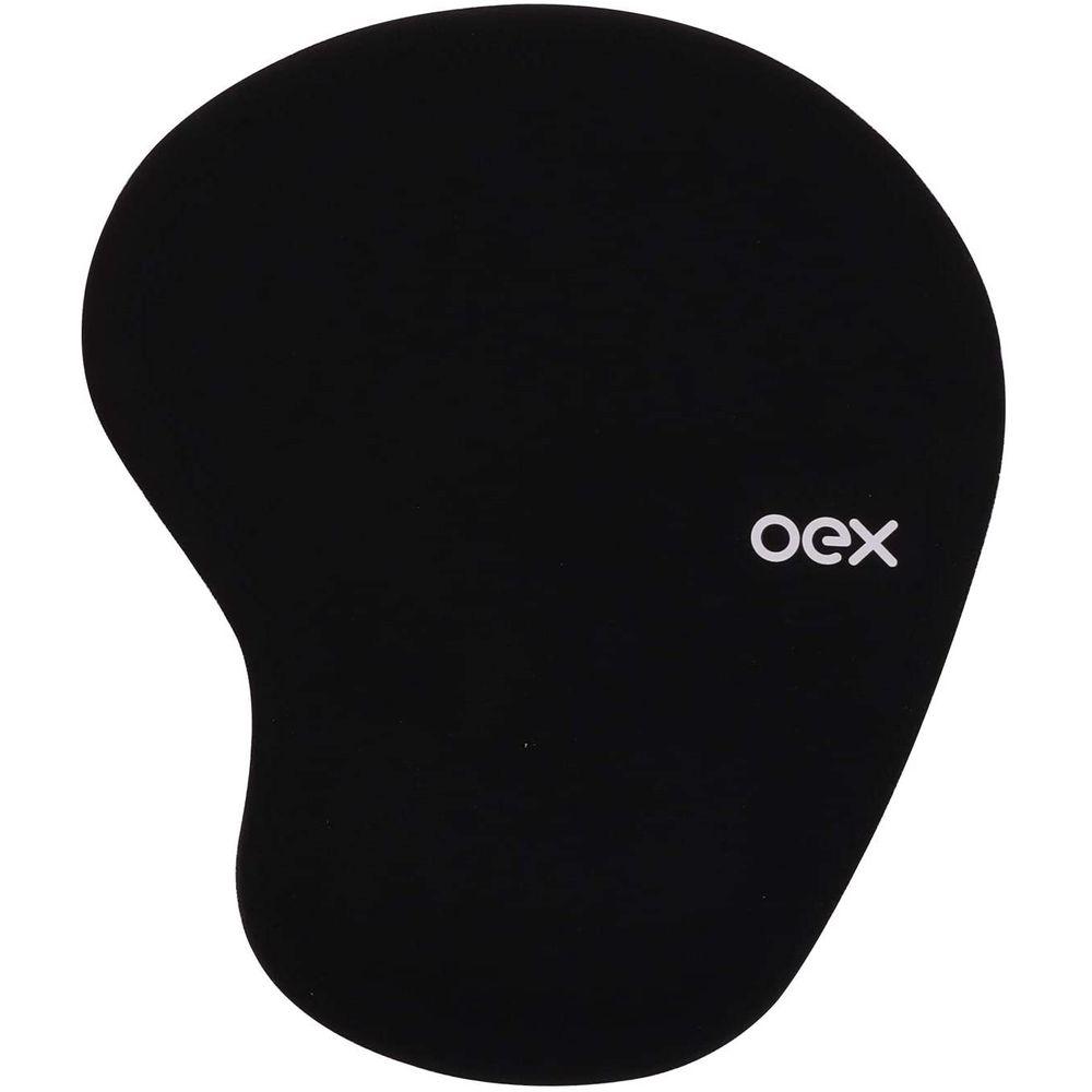 Mouse Pad OEX Gel Confort MP200 Preto com Apoio em Gel - 1