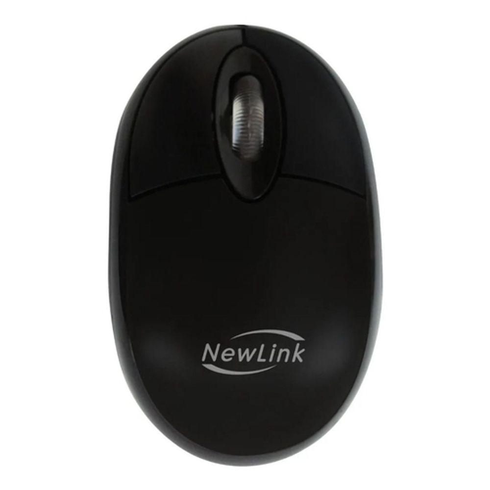Mouse Mini Usb 1000 Dpi Newlink Standard Mo303C Preto - 1