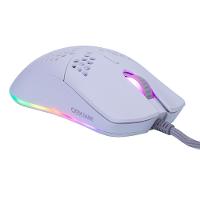 Mouse Gamer Ultra Leve - Dyon-X Ms322S - Rgb - 7 Botoes - 6200 Dpi Branco - 2