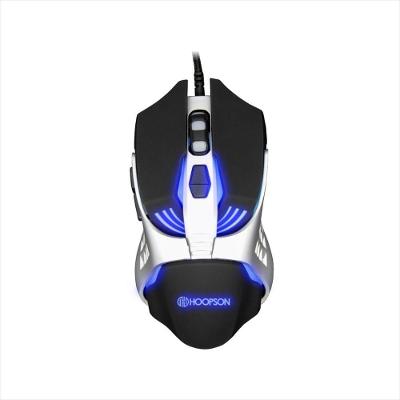 Mouse Gamer Hoopson MSG-200-CZ 3600 DPI RGB Cinza