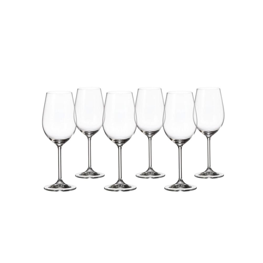 Taça de Cristal para Vinho Branco Gastro 350 ml 6 Peças Bohemia - 2