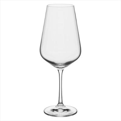 Taça Água 6 Peças Cristal Transparente 550ml Bohemia Sandra 25x10x10cm