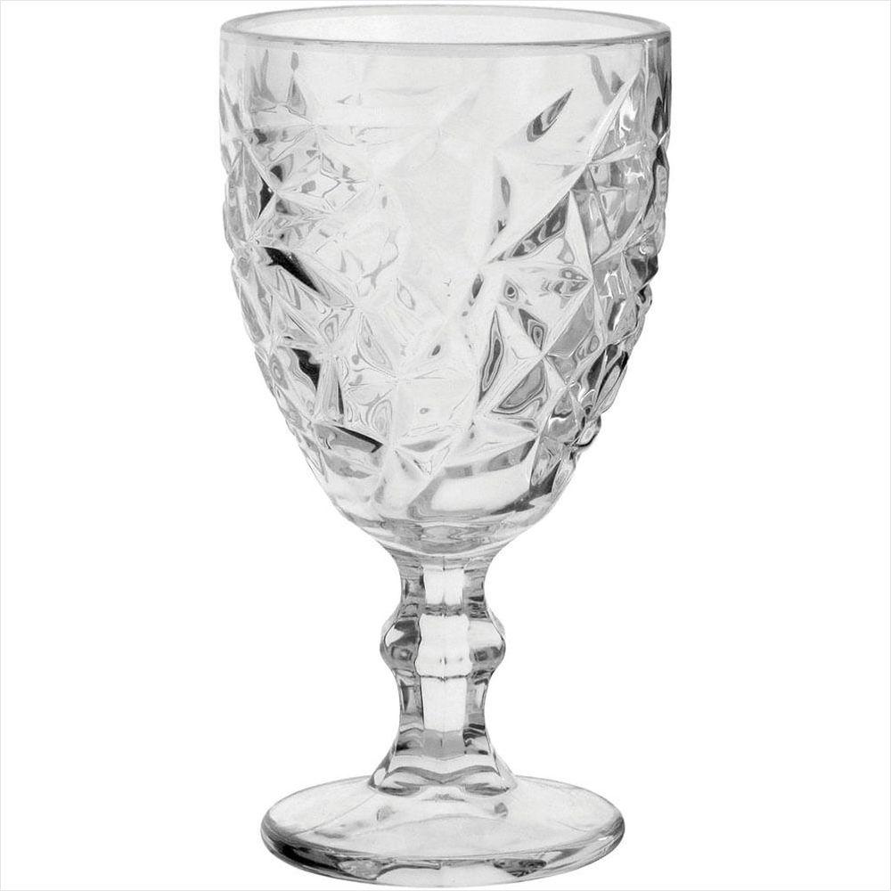 Taça Água 300ml Vidro Transparente 6 Peças Ally - GS - 1