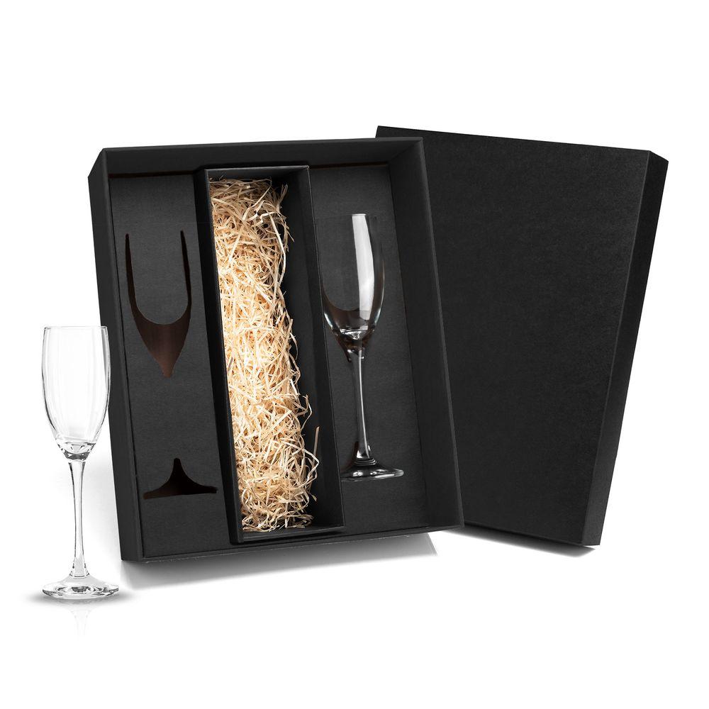 Jogo De Taças De Vidro P/ Champagne 190 Ml - 2 Pçs Welf - 1