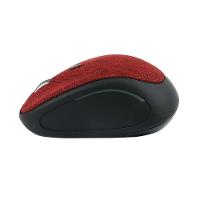 Mouse Wireless OEX Tiny MS601 Bluetooth Vermelho 1600Dpi Receptor Nano USB Revestido em Tecido - 2