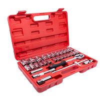 Jogo de Soquetes 1/2 Polegadas com Catraca Reversível 32 Peças Western - 1