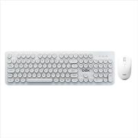 Teclado e Mouse Sem Fio OEX Pop Branco - 2