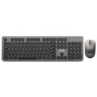Combo Teclado E Mouse Sem Fio 1600 Dpi OEX Pop + Tm410 - Teclas Redondas - 1