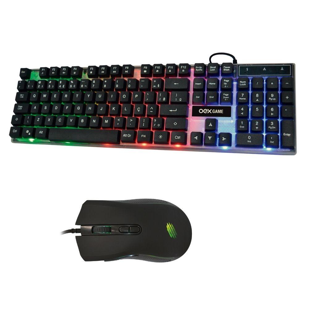 Combo Gamer Teclado E Mouse Horus Tm305 - 2.400Dpi Cores Diversas - 3