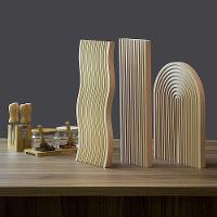 Tábua Para Servir  Madeira Natural 2x32x24Cm Gs - 4