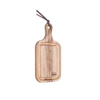 Tábua para Churrasco Tramontina Retangular com Cabo Madeira Teca 40x21cm - 1