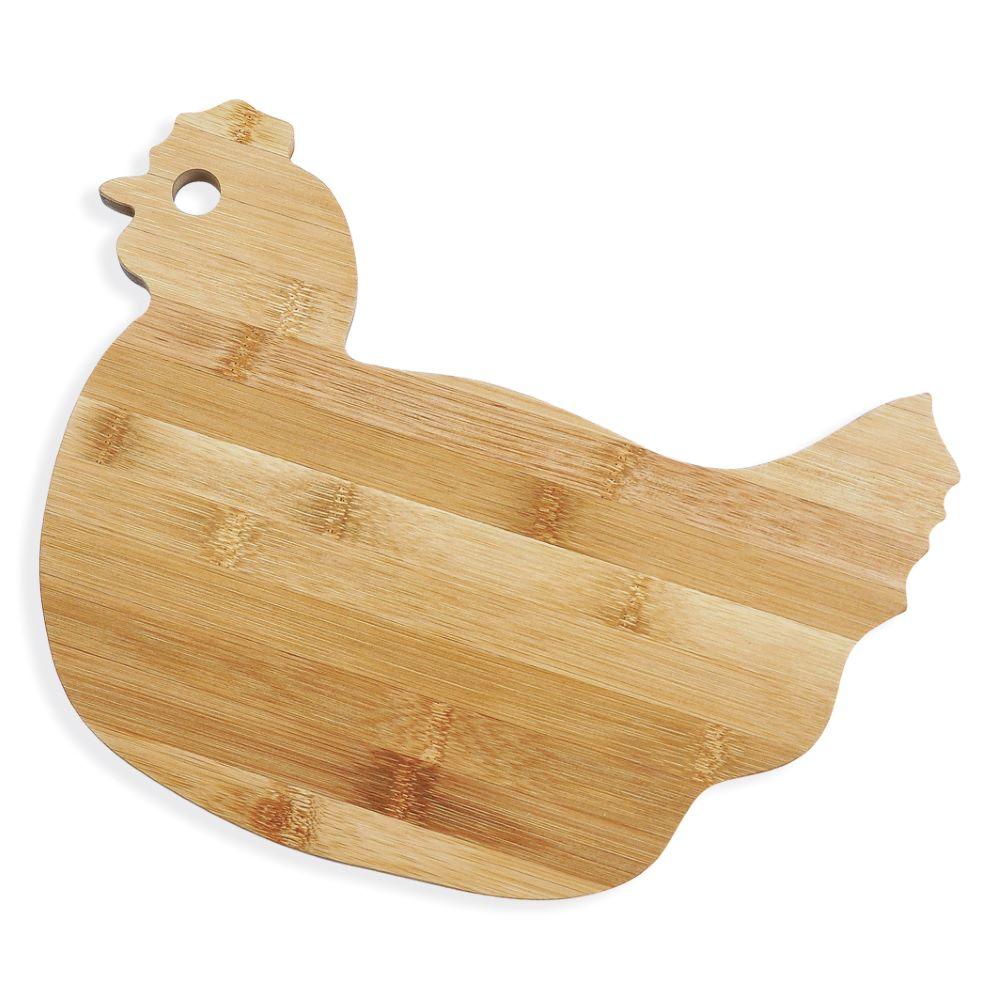 Tábua Em Bambu Com Formato De Galinha Welf - 1
