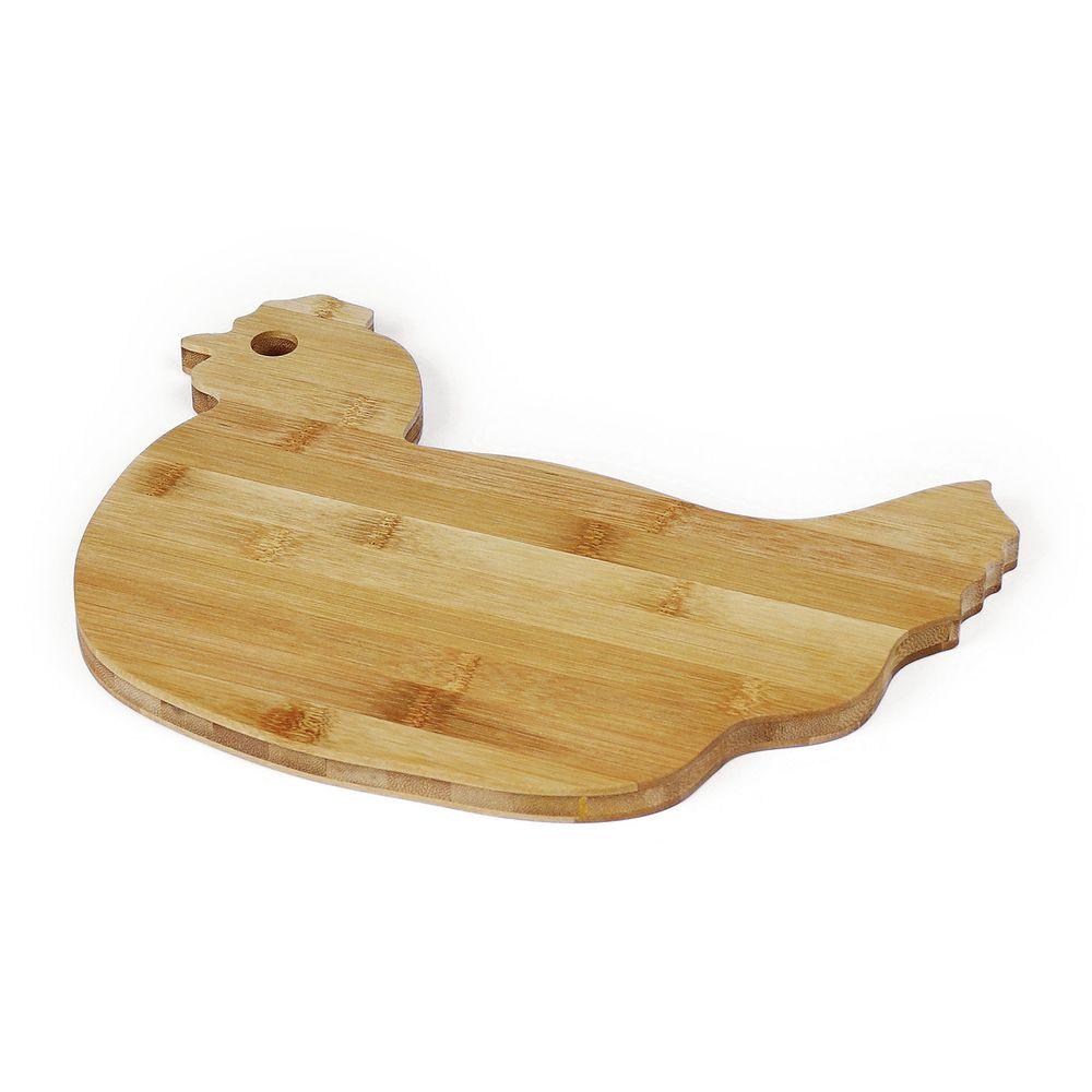 Tábua Em Bambu Com Formato De Galinha Welf - 2
