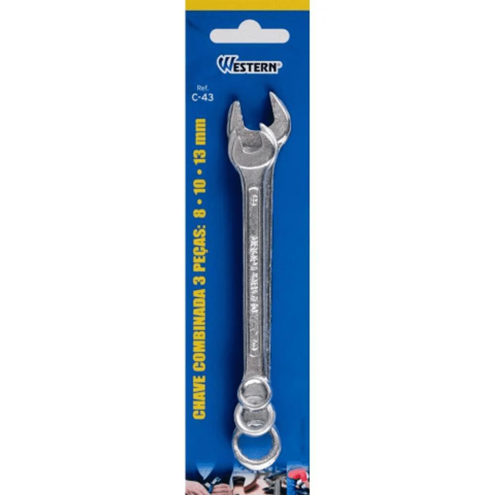 Chave Combinada 3 peças Western - 1