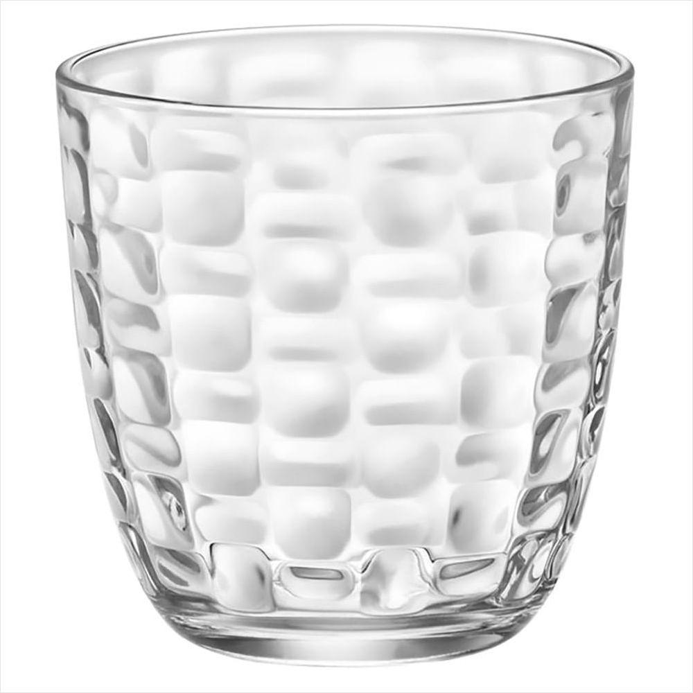 Copo Água 9x9x9cm 290ml Vidro Transp 6 Peças - Bormioli Rocco Mat - 1