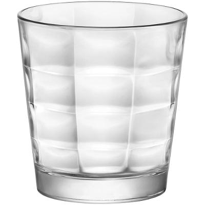 Copo Água 6 peças Vidro Transparente 240Ml Bormioli Rocco Cube 9X8X8Cm