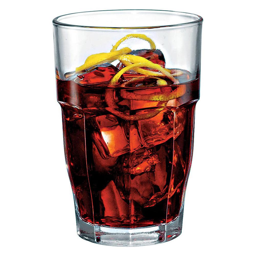 Bar Copo Long Drink Vidro 370Ml Bormioli Rocco Rock 12X8X8Cm 6 Peças - 1
