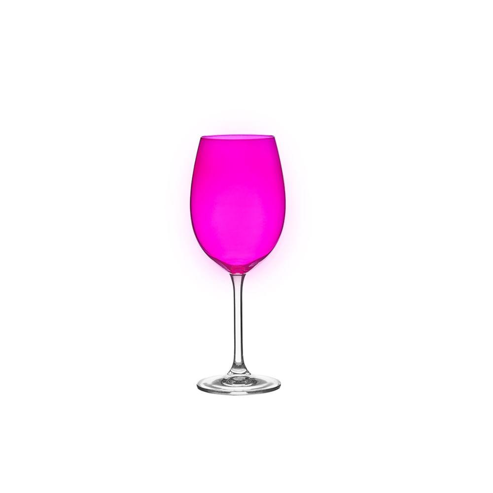 Taça de Cristal para Vinho Tinto Gastro Lilas 450 ml 6 Peças Bohemia - 1