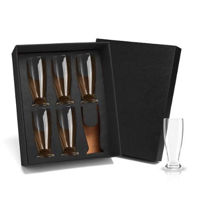 Jogo De Copos Vidro P / Cerveja / Drink 200 Ml - 6 Pçs Welf