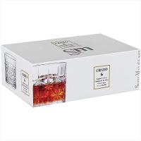 Copo Uísque 8x8x8 cm 250ml Vidro Transparente 6 Peças Fabulous - GS - 2