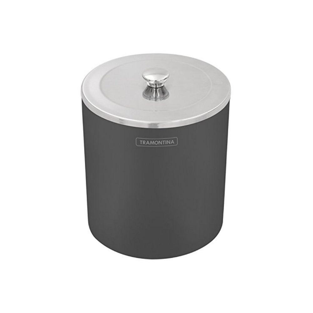 Lixeira Útil Tramontina 5L com tampa em Aço Inox - 1