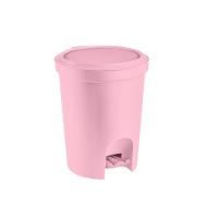 Lixeira Infantil com Pedal Plástico Rosa 66 L Sanremo - 1
