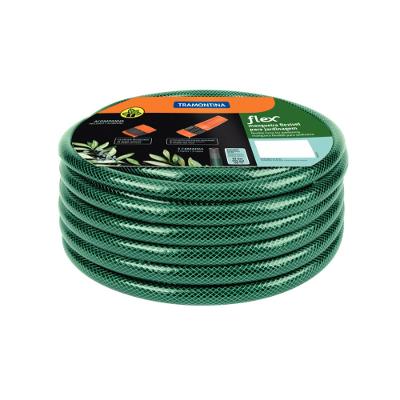 Mangueira Flex Tramontina Verde PVC Engate Rosqueado e Esguicho 10m