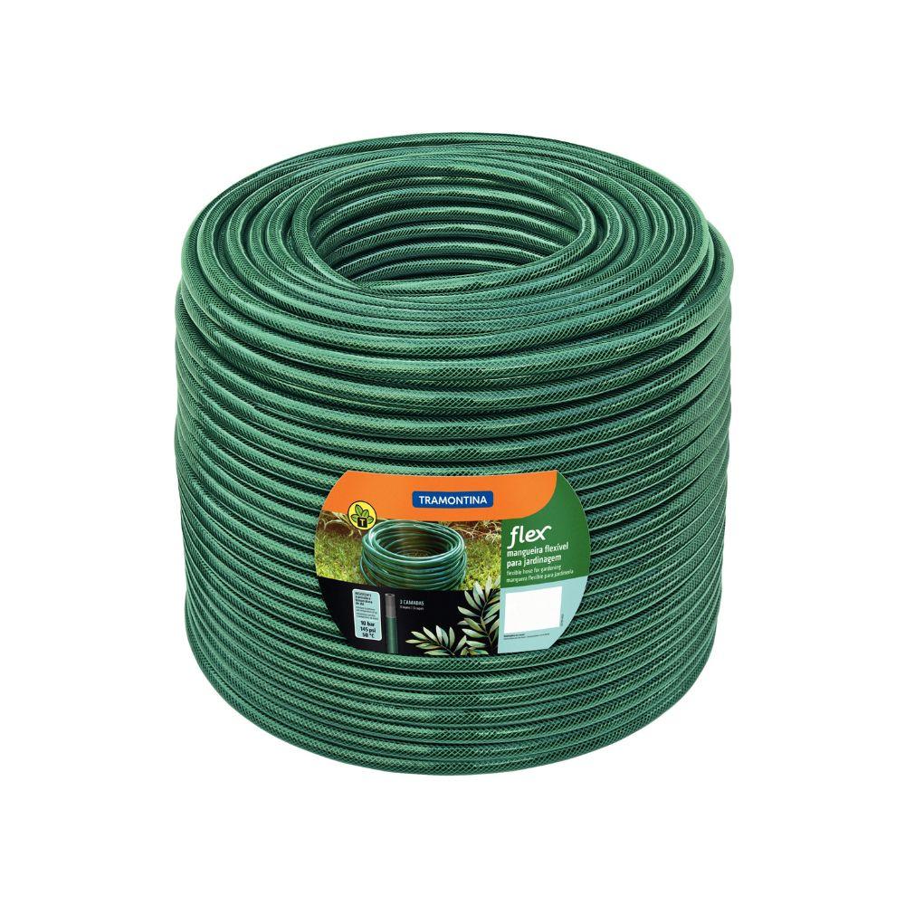Mangueira Flex Tramontina Verde em PVC 3 Camadas 100m - 2