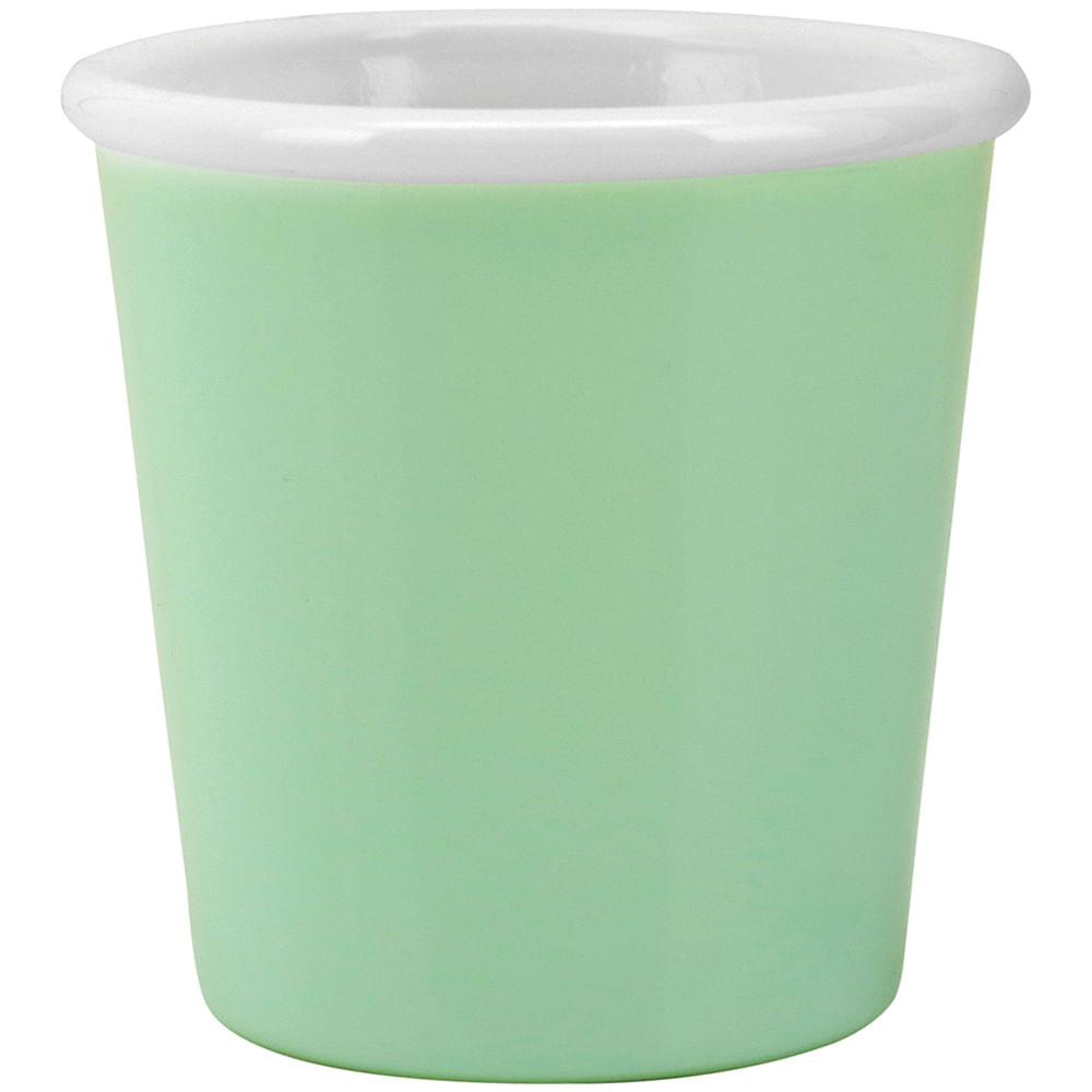 Copo Café Vidro Temperado 95Ml Bormioli Rocco Aromateca Verde 6X6X6Cm - 1